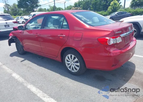 2013 Toyota Corolla Le из США, поврежденный, VIN 5YFBU4EE7DP203732